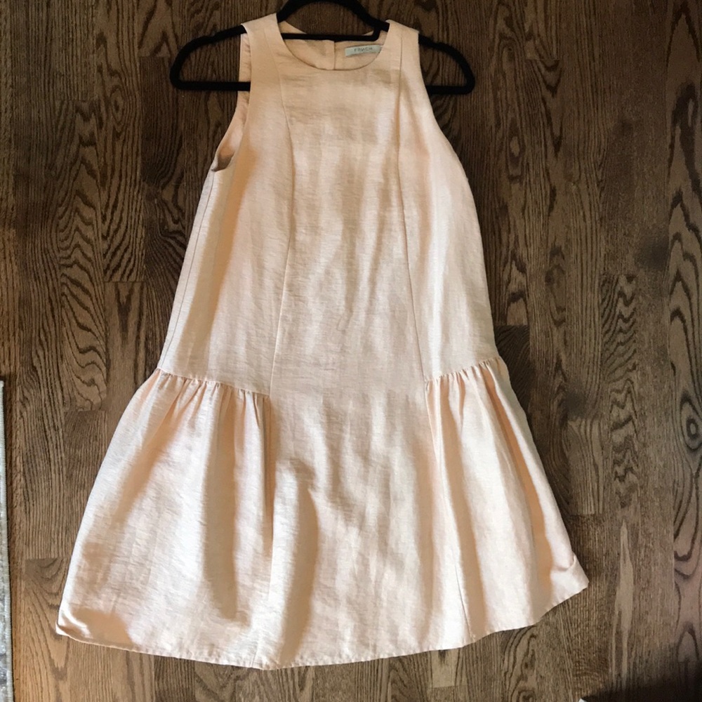Flowing, soft peach FRNCH dress